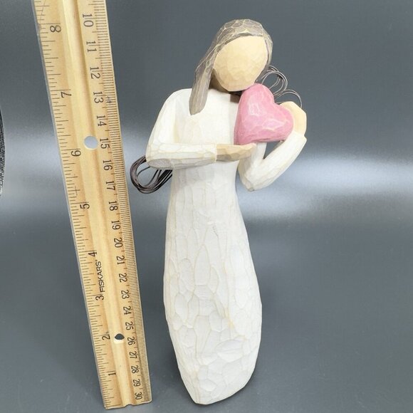 Willow Tree Demdaco Angel Of The Heart Susan Lordi 2000 Resin Figurine 8inch - Picture 8 of 12